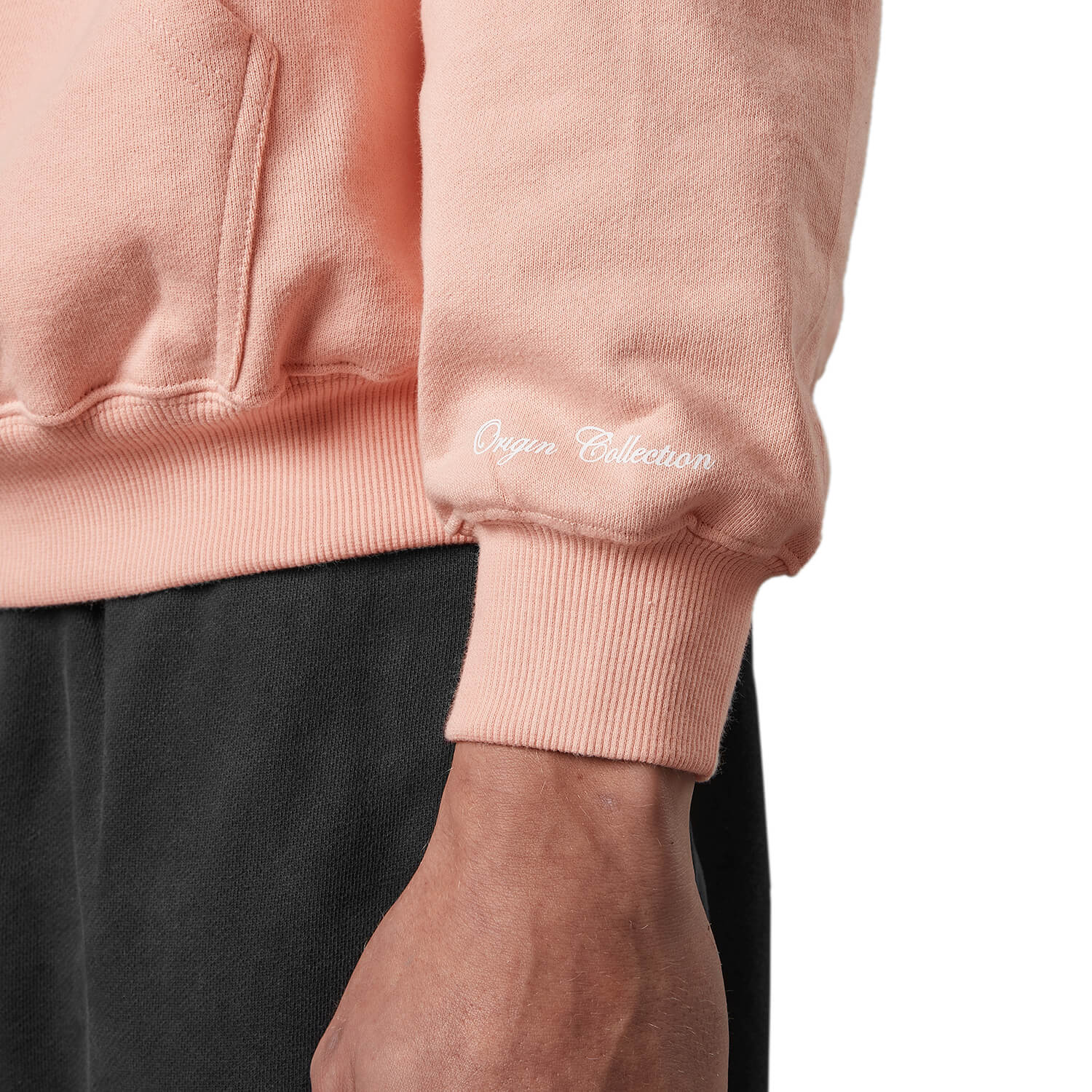 Salmon pink cheap adidas hoodie